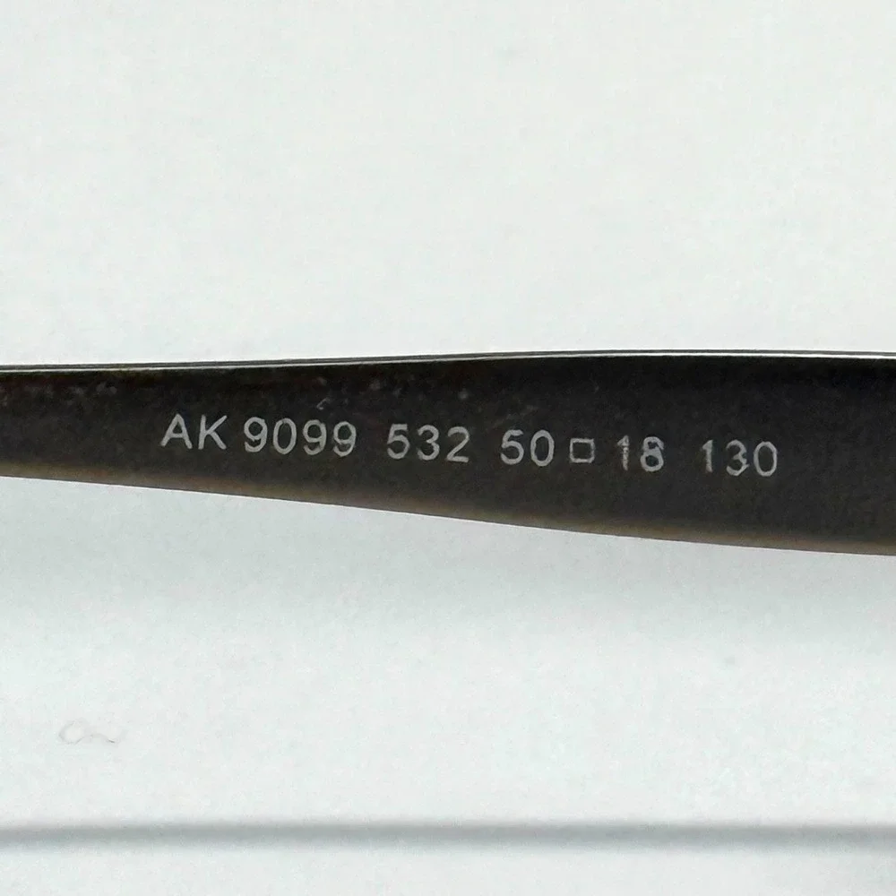 ANNE KLEIN New York AK 9099 532 Eyeglasses Frame Only 50-18-130 Half Rim Silver